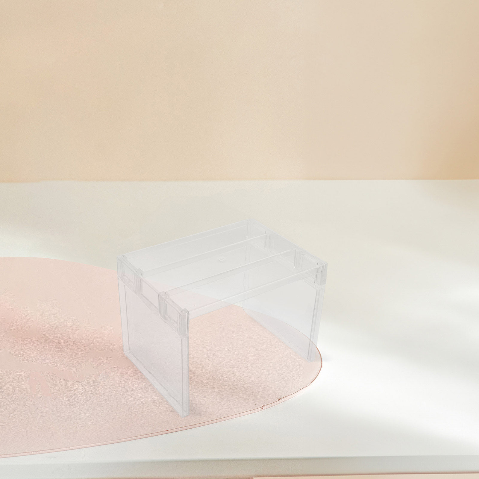 Food Storage With Dividers - 2 buah Rak Penyusun Kulkas Transparan