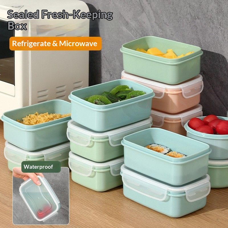 Food Storage With Dividers - Wadah Penyimpanan Makanan Kedap Udara Bebas