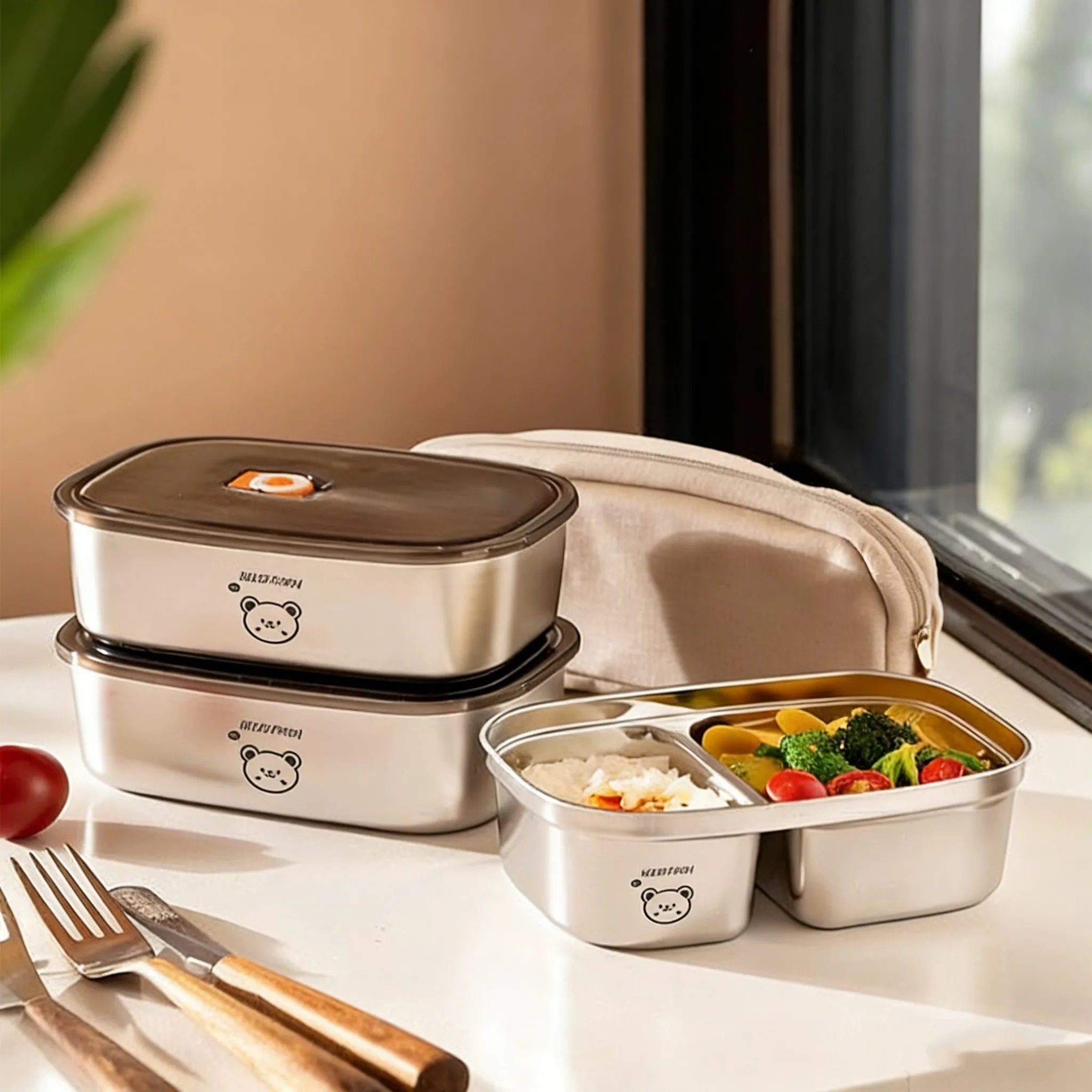 Food Storage Oven Safe - Kotak Bekal Bento Baja Tahan Karat