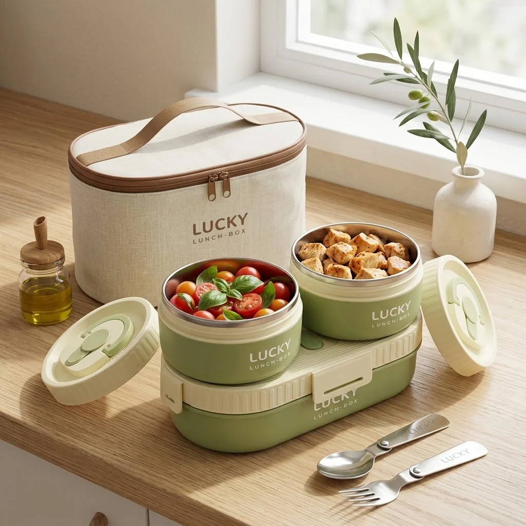 Kotak Bekal Bento Termal dari  - Food Storage With Dividers ulasan dan harga