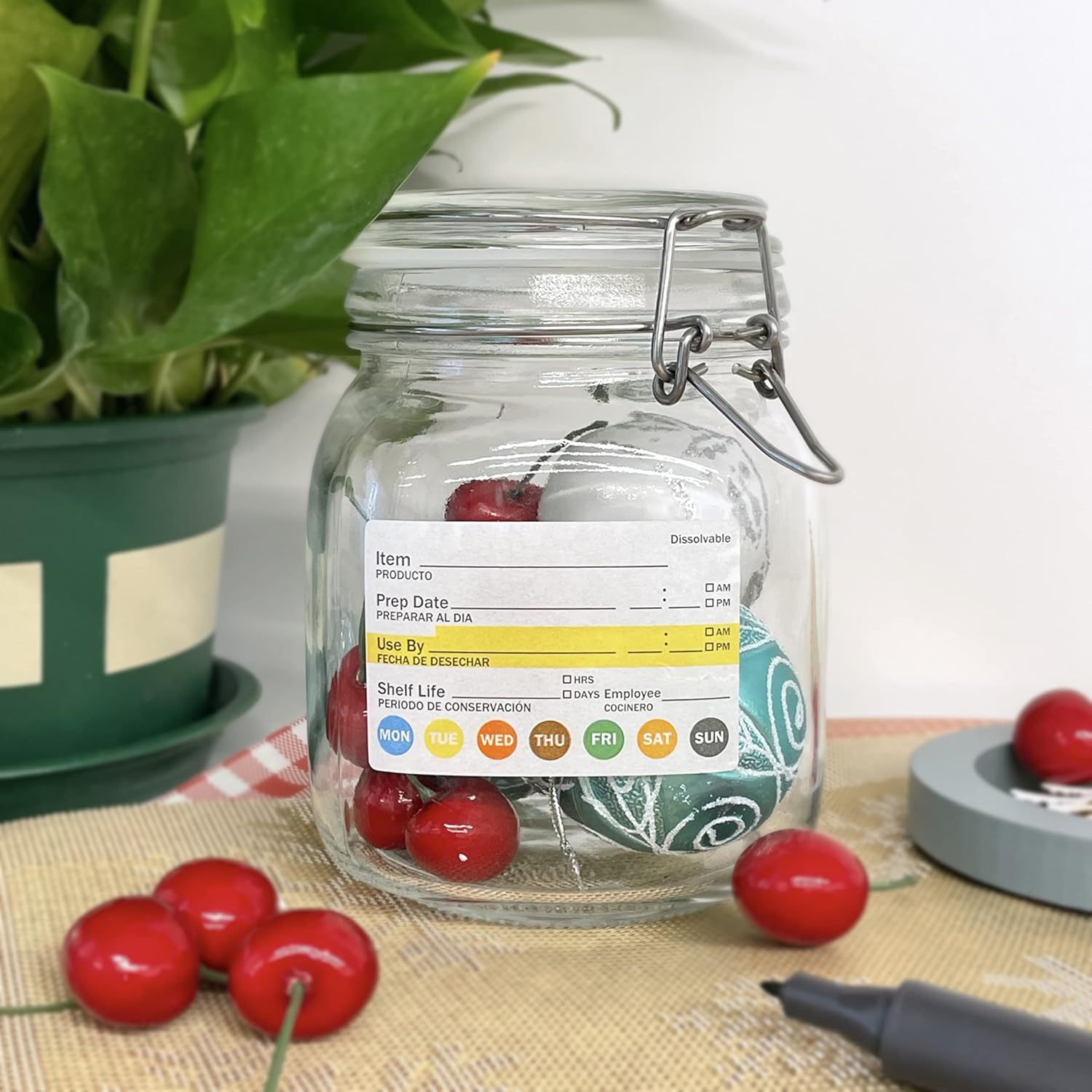 250 Buah/Rol Label Tanggal Mak - Food Storage Labels ulasan dan harga