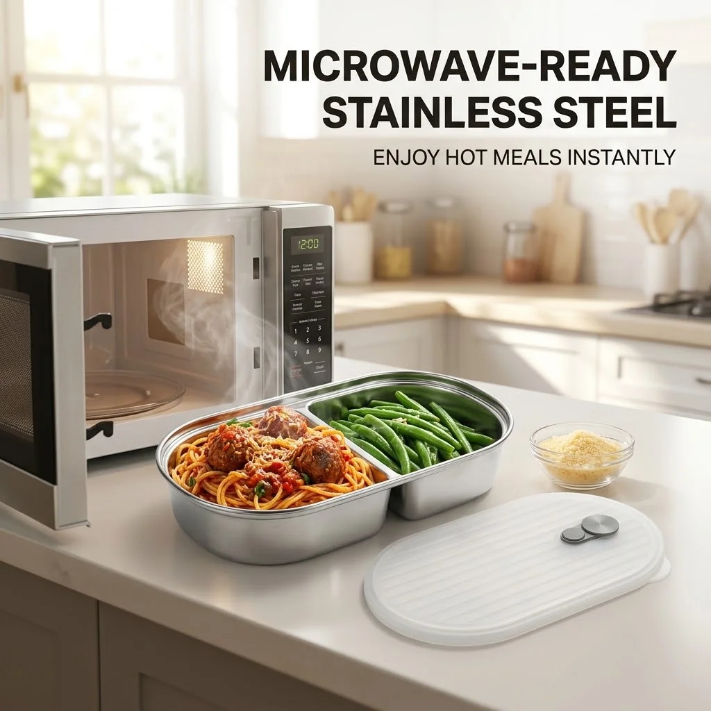 Kotak Makan Siang Bento dari B - Food Storage With Dividers ulasan dan harga