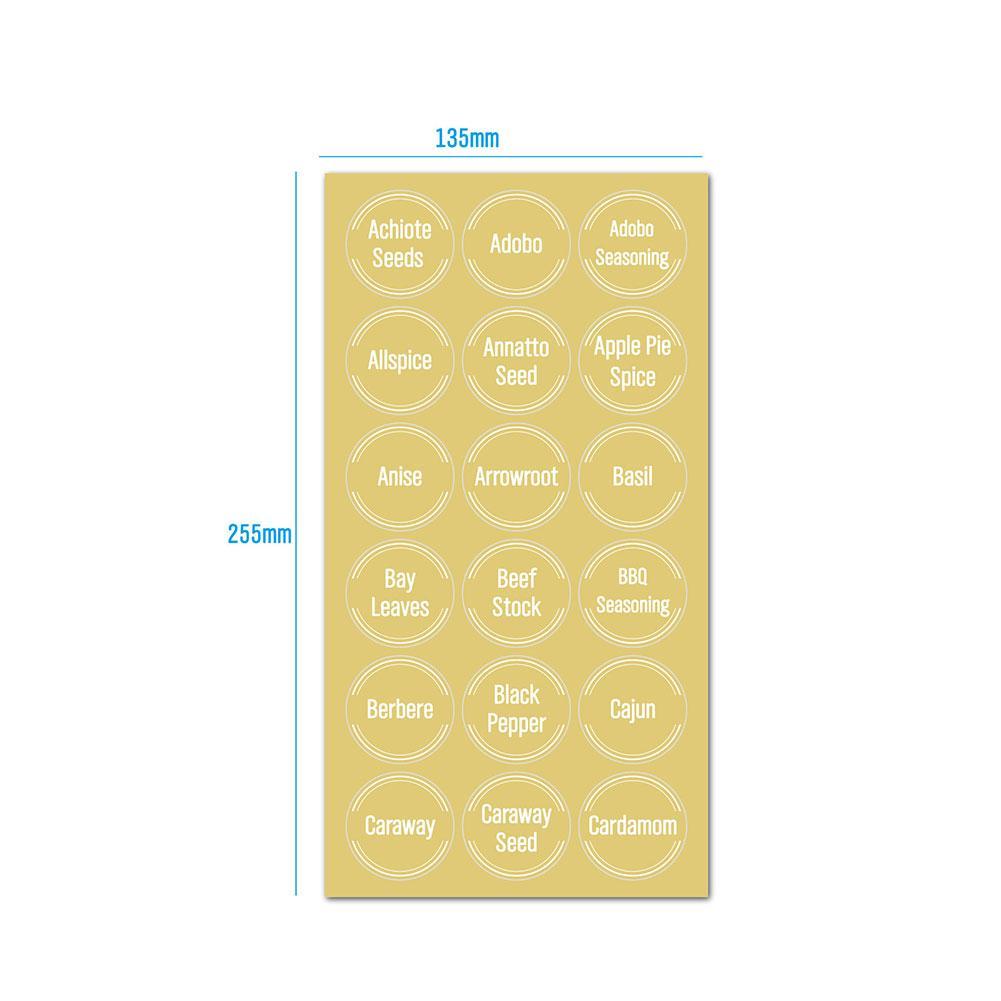 144 Buah/Set Label Penyimpanan - Food Storage Labels ulasan dan harga