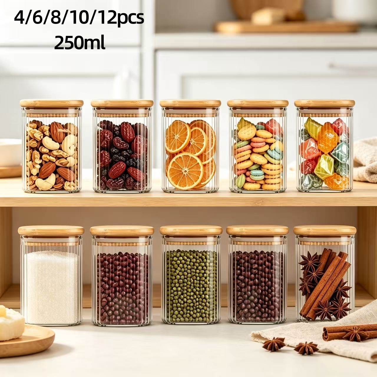 4/6/8/10/12 buah, wadah penyim - Food Storage Containers ulasan dan harga