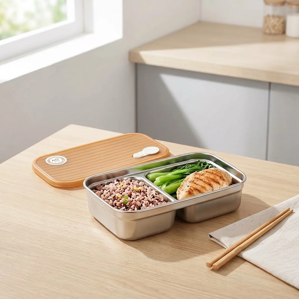 Kotak Bekal Baja Tahan Karat 3 - Food Storage Oven Safe ulasan dan harga