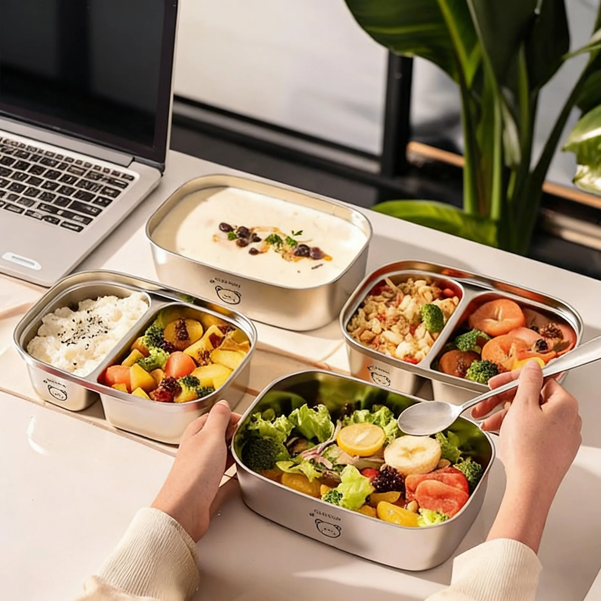 Kotak Bekal Bento Baja Tahan K - Food Storage Oven Safe ulasan dan harga